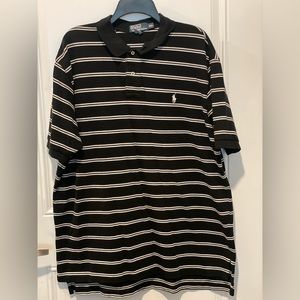 Ralph Lauren black and white strip polo